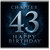 43rd Birthday Card, Chapter 43 Happy Birthday Card