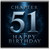 51st Birthday Card, Chapter 51 Happy Birthday Card
