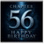 56th Birthday Card, Chapter 56 Happy Birthday Card