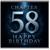 58th Birthday Card, Chapter 58 Happy Birthday Card