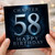 58th Birthday Card, Chapter 58 Happy Birthday Card