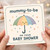 Mummy-to-Be Baby Shower Card - Cute Rainbow Umbrella Design - New Mum Celebration Greeting - Sweet Congratulations Card for Expectant Mum, Gender Neutral
