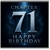71st Birthday Card, Chapter 71 Happy Birthday Card