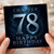 78th Birthday Card, Chapter 78 Happy Birthday Card