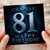 81st Birthday Card, Chapter 81 Happy Birthday Card