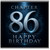 86th Birthday Card, Chapter 86 Happy Birthday Card