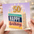 50th Birthday Card, Happy Birthday Cake Design