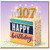 107th Birthday Card, Happy Birthday Cake Design Card
