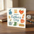 Father's Day Card for Dad - Cute Gardening and DIY Design with Birds, Wellies, Seedlings and Best Dad Mug - Illustrated Father's Day Greeting Card