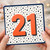 21st Birthday Card