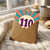 110th Birthday Card, Retro Sunburst Number 110 Celebration Card