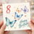 8th Birthday Card, Happy Birthday Butterfly Card