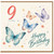 9th Birthday Card, Happy Birthday Butterfly Design