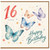16th Birthday Card, Happy Birthday Butterflies Card