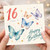 16th Birthday Card, Happy Birthday Butterflies Card