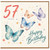 57th Birthday Card, 57 Today Happy Birthday Butterfly Card