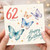 62nd Birthday Card, Happy Birthday Butterfly Card