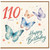 110th Birthday Card, Happy Birthday Butterflies Card