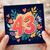43rd Birthday Card, Floral Heart Design
