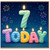 7th Birthday Card, 7 Today Birthday Card