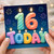 16th Birthday Card, Today Birthday Card
