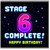 6th Birthday Card, Stage 6 Complete Retro Gamer Birthday Card
