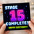 15th Birthday Card, Stage 15 Complete Happy Birthday Gaming Card