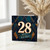 28th Birthday Card, Art Deco Happy Birthday Card