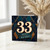 33rd Birthday Card, Art Deco Happy Birthday Card