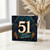 51st Birthday Card, Happy Birthday Art Deco Design