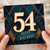 54th Birthday Card, Happy Birthday Art Deco Age 54 Card