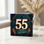 55th Birthday Card, Happy Birthday Art Deco Card
