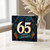 65th Birthday Card, Elegant Art Deco Happy Birthday Card