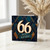 66th Birthday Card, Art Deco Happy Birthday Card