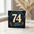 74th Birthday Card, Happy Birthday Art Deco Style Card