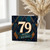 79th Birthday Card, Elegant Art Deco Happy Birthday Card