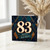 83rd Birthday Card, Art Deco Happy Birthday Card