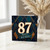 87th Birthday Card, Happy Birthday Art Deco Birthday Card
