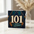 101st Birthday Card, Art Deco Happy Birthday Card