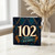 102nd Birthday Card, Art Deco Happy 102nd Birthday Card