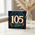105th Birthday Card, Art Deco Happy Birthday Card