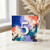 5th Birthday Card, Colourful Abstract Number 5 Card