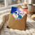 35th Birthday Card, Abstract Paint Splatter Number 35 Card
