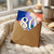 80th Birthday Card, Abstract Paint Splatter Number 80 Design