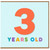 3rd Birthday Card, 3 Years Old Card