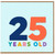 25th Birthday Card, 25 Years Old Birthday Card