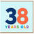 38th Birthday Card, 38 Years Old Card