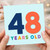 48th Birthday Card, 48 Years Old Card