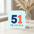 51st Birthday Card, 51 Years Old Card