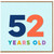 52nd Birthday Card, 52 Years Old Birthday Card